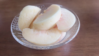 【家庭用】愛菜連の白桃（岡山県産）「晴れ未来」「白鳳」（9～11玉）【約3kg】　